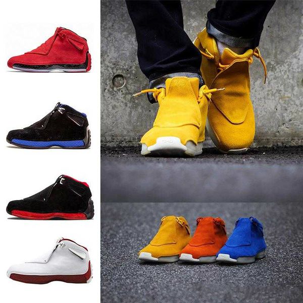 fashion colorful jumpman 18 suede basketball shoes for mens trainers toro gym red royal blue yellow orange black 18s sports sneaker us 8-13
fashion colorful jumpman 18 suede basketball shoes for mens trainers toro gym red royal blue yellow orange black 18s sports sneaker us 8-13