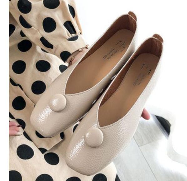 2019 women's shoes in spring and autumn with new style flat bottom square head @235, Black
2019 women's shoes in spring and autumn with new style flat bottom square head @235, Black