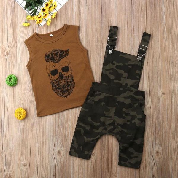 pudcoco summer children toddler kid baby boy clothes set sleeveless printingt-shirt+camouflage overalls shorts outfits 2pcs, White
pudcoco summer children toddler kid baby boy clothes set sleeveless printingt-shirt+camouflage overalls shorts outfits 2pcs, White