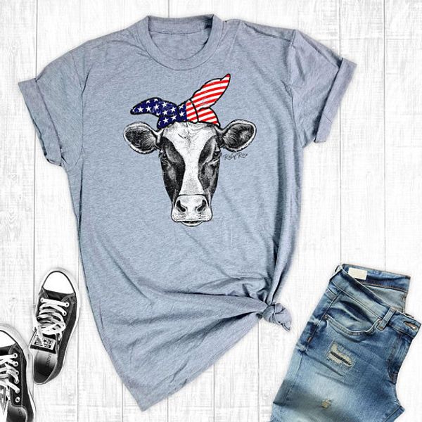 interesting t shirts for dairy cow women on july 4, short sleeved women t shirts for summer on cotton t shirt farm, White
interesting t shirts for dairy cow women on july 4, short sleeved women t shirts for summer on cotton t shirt farm, White