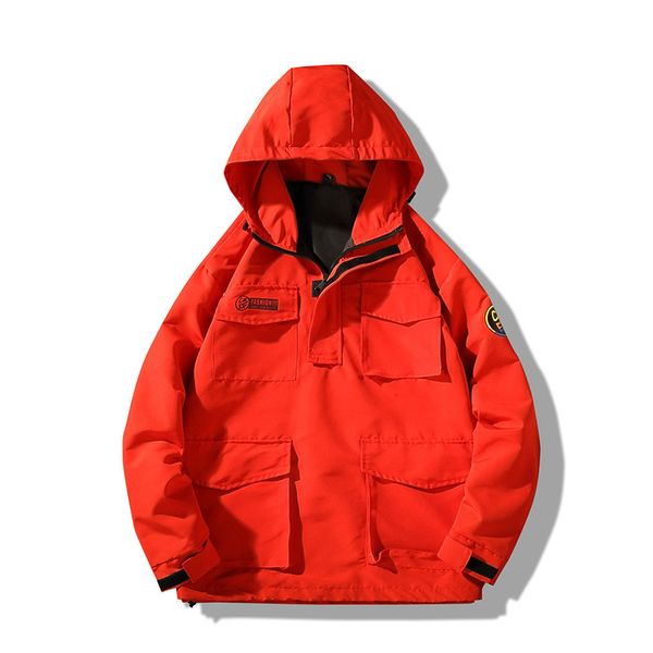 2019 casual multi-pocket hooded jacket autum long sleeve tooling jacket men's cargo jacket hip hop outdoorcoats, Black;brown
2019 casual multi-pocket hooded jacket autum long sleeve tooling jacket men's cargo jacket hip hop outdoorcoats, Black;brown