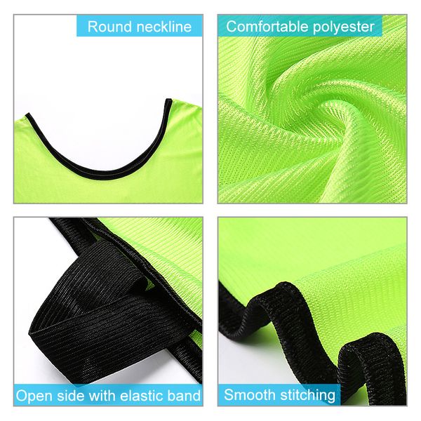 6 pcs adults soccer pinnies quick drying football jerseys sports scrimmage practice sports vest team training bibs
6 pcs adults soccer pinnies quick drying football jerseys sports scrimmage practice sports vest team training bibs