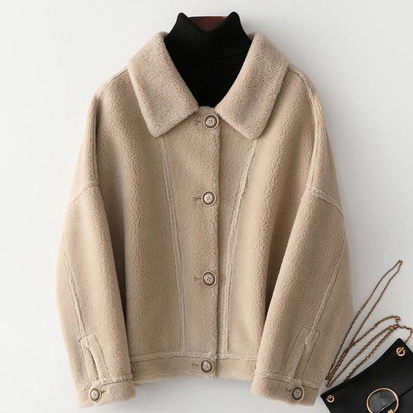 2019 winter new women oversized real fur jacket sheep shearing coat female natural lamb fur coat genuine leather jacket k322, Black
2019 winter new women oversized real fur jacket sheep shearing coat female natural lamb fur coat genuine leather jacket k322, Black