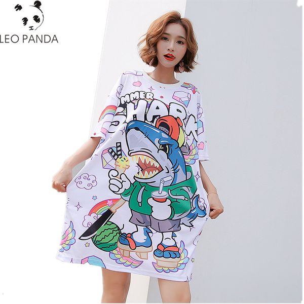 2019 new short sleeve women summer streetwear fashion cartoon print loose casual cotton tee shirt long t shirt, Black;gray
2019 new short sleeve women summer streetwear fashion cartoon print loose casual cotton tee shirt long t shirt, Black;gray