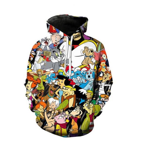 new fashion women/men's cartoon network 90s casual 3d printed crewneck sweatshirts hoodies sportwear coat wr0188, Black
new fashion women/men's cartoon network 90s casual 3d printed crewneck sweatshirts hoodies sportwear coat wr0188, Black
