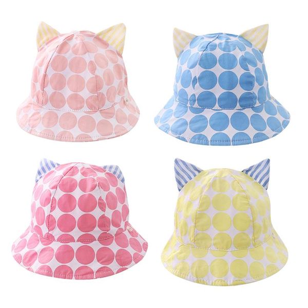 1pc baby hat adorable dot pattern sun protection hat wide brim cap fisherman for kids outdoor beach (blue, Yellow
1pc baby hat adorable dot pattern sun protection hat wide brim cap fisherman for kids outdoor beach (blue, Yellow