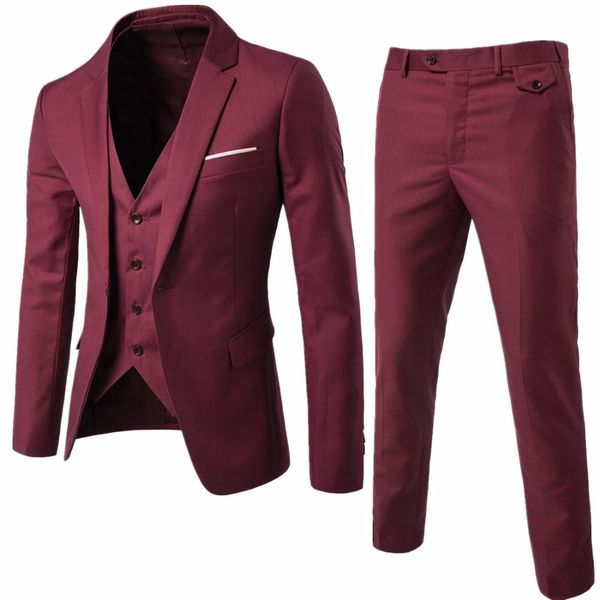 burgundy groom tuxedos notch lapel men wedding tuxedos popular men business dinner prom blazer 3 piece suit(jacket+pants+tie+vest) 1066, Black;gray
burgundy groom tuxedos notch lapel men wedding tuxedos popular men business dinner prom blazer 3 piece suit(jacket+pants+tie+vest) 1066, Black;gray