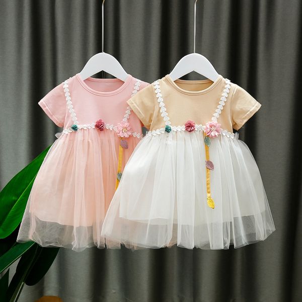 fashion flower short sleeve baby girls dresses summer clothing lace princess cute dress cotton baby 0-24 months girl dress cloth, Red;yellow
fashion flower short sleeve baby girls dresses summer clothing lace princess cute dress cotton baby 0-24 months girl dress cloth, Red;yellow