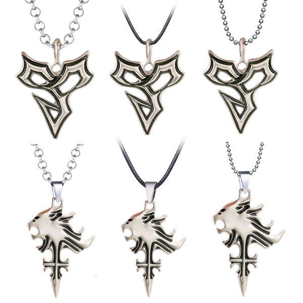 game final fantasy necklace sleeping cross pendant chain rope necklace collares jewelry accessories gift for men women, Silver
game final fantasy necklace sleeping cross pendant chain rope necklace collares jewelry accessories gift for men women, Silver
