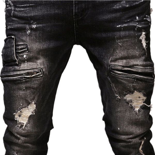 new hip fashion dropshipping men jeans hole street beggar pants hop black men's 46 jeans fashion 44 leisure dnkln
new hip fashion dropshipping men jeans hole street beggar pants hop black men's 46 jeans fashion 44 leisure dnkln