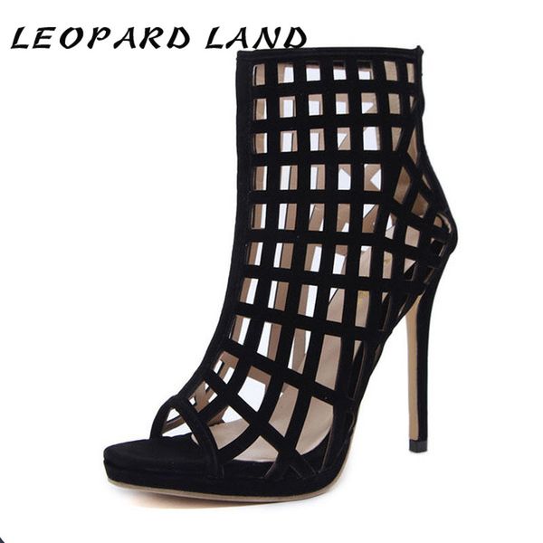 leopard land 2020 women summer boot early spring plaid hollowed out simple fish mouth naked boots cold boots womens shoes, Black
leopard land 2020 women summer boot early spring plaid hollowed out simple fish mouth naked boots cold boots womens shoes, Black