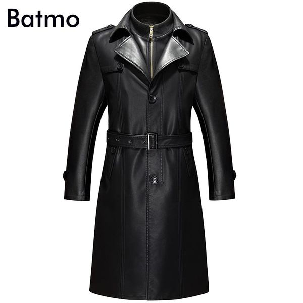 batmo 2018 new arrival winter real leather casual cotton liner coat men,plus-size s-4xl, Black
batmo 2018 new arrival winter real leather casual cotton liner coat men,plus-size s-4xl, Black