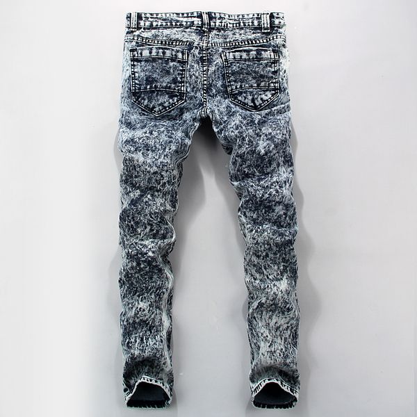 men pants explosions fashion tide brand men's slim straight men's trousers jeans, Blue
men pants explosions fashion tide brand men's slim straight men's trousers jeans, Blue