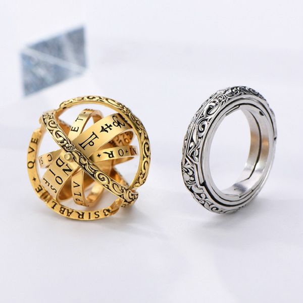openable ring astronomical globe rings vintage science jewelry constellation ring precious ornaments astronomical, Golden;silver
openable ring astronomical globe rings vintage science jewelry constellation ring precious ornaments astronomical, Golden;silver