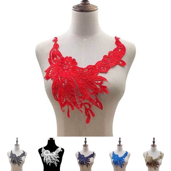 white black water soluble embroidery lace false collar applique patch neckline sewing diy clothes lace fabric decoration, Blue;purple
white black water soluble embroidery lace false collar applique patch neckline sewing diy clothes lace fabric decoration, Blue;purple