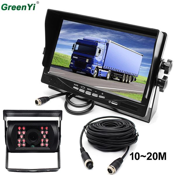greenyi 12v-24v bus truck trailer car reversing rear view kit 7" color hd lcd monitor + led ir night vision waterproof reversing
greenyi 12v-24v bus truck trailer car reversing rear view kit 7" color hd lcd monitor + led ir night vision waterproof reversing