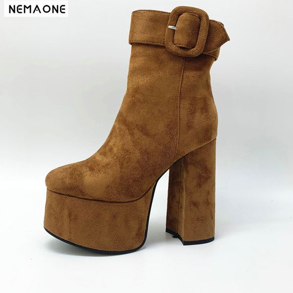 nemaone faux leather cowboy ankle boots women super high heels platform boots party club dancing shoes woman large size 34-43, Black
nemaone faux leather cowboy ankle boots women super high heels platform boots party club dancing shoes woman large size 34-43, Black