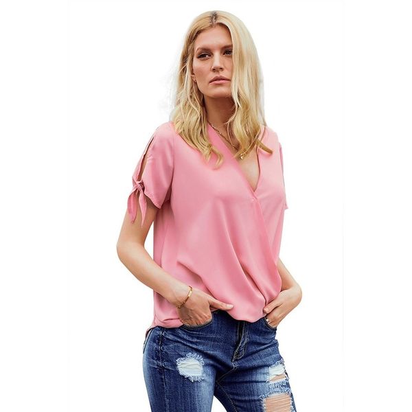 womens and blouses 2020 summer solid shirts causal v-neck short sleeve lace up blusas plus size s~xl office ladies, White
womens and blouses 2020 summer solid shirts causal v-neck short sleeve lace up blusas plus size s~xl office ladies, White