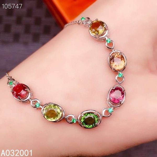 kjjeaxcmy fine jewelry natural tourmaline 925 sterling silver new women gemstone hand bracelet support test exquisite, Golden;silver
kjjeaxcmy fine jewelry natural tourmaline 925 sterling silver new women gemstone hand bracelet support test exquisite, Golden;silver