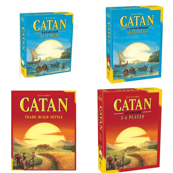 catan board game toys family fun playing parent-child interaction strategy game card english table party supplies l626
catan board game toys family fun playing parent-child interaction strategy game card english table party supplies l626