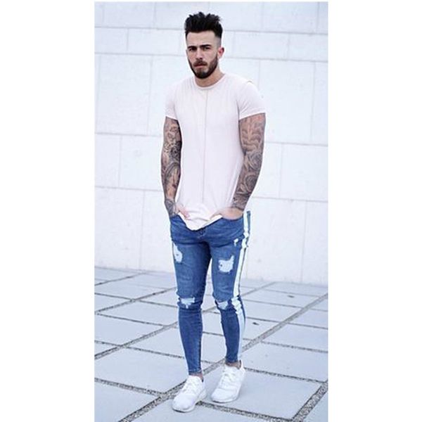 2020 new mens designer jeans in europe and america pull the knee hole jeans male fashion hiphop street style summer casual, Black
2020 new mens designer jeans in europe and america pull the knee hole jeans male fashion hiphop street style summer casual, Black
