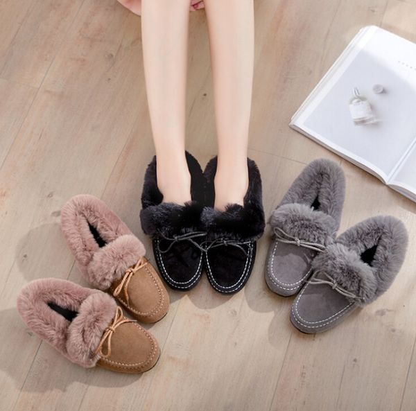 2020 velvet bean shoes female korean version of the winter women's shoes snow boots flat boots bow fur warm pregnant women's cotto, Black
2020 velvet bean shoes female korean version of the winter women's shoes snow boots flat boots bow fur warm pregnant women's cotto, Black