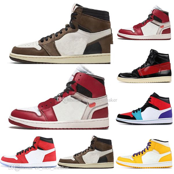 Cheap 1 High OG Travis Scotts Spiderman Chicago UNC Men women Basketball Shoes Homage To Home Royal Blue Boys Men Sports Designer Sneakers
Cheap 1 High OG Travis Scotts Spiderman Chicago UNC Men women Basketball Shoes Homage To Home Royal Blue Boys Men Sports Designer Sneakers