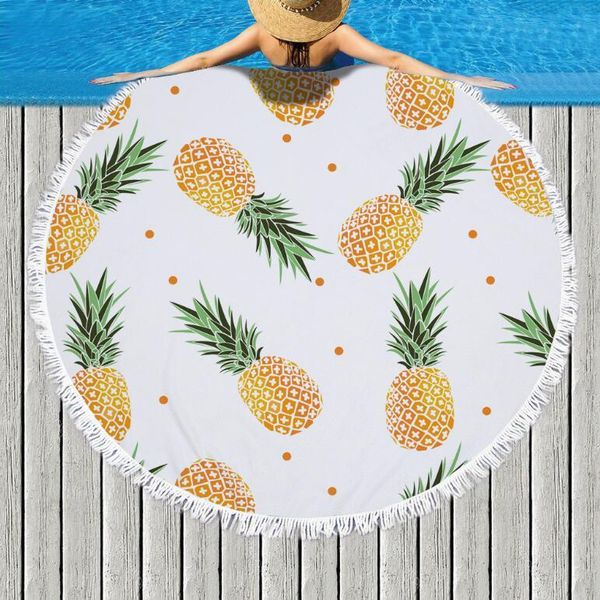 pineapple model pattern printed round beach towel with tassels microfiber 150cm summer swimming picnic mat tapestry travel blanket 111
pineapple model pattern printed round beach towel with tassels microfiber 150cm summer swimming picnic mat tapestry travel blanket 111