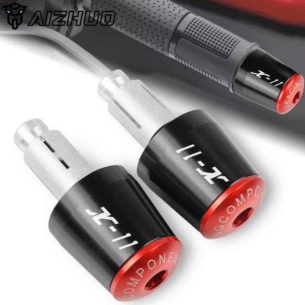 motorcycle handlebar end grips hand cap hand bar end 7/8"22mm for x-11 x11 1999-2002 2000 2001 bar