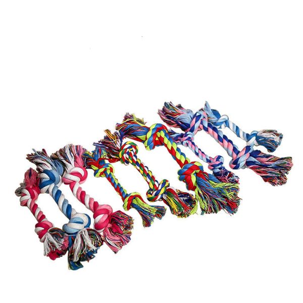 pets dog cotton chews knot toys colorful durable braided bone rope 18cm funny dog cat toys
pets dog cotton chews knot toys colorful durable braided bone rope 18cm funny dog cat toys