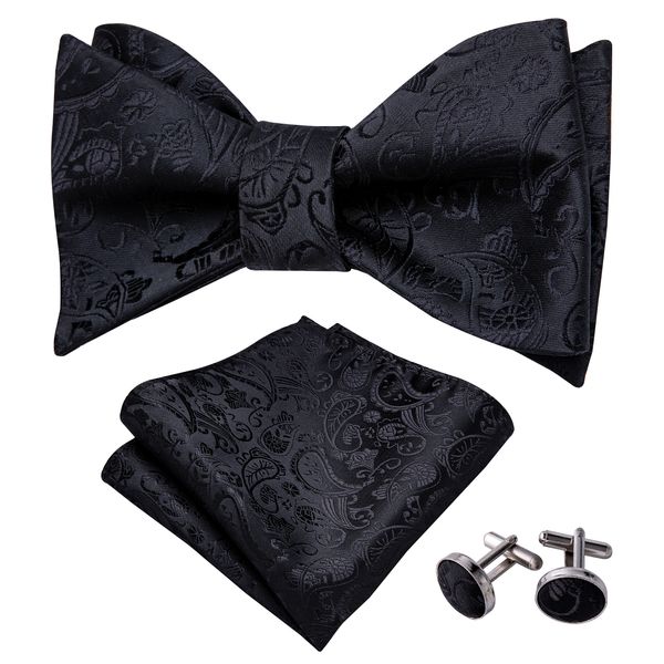 fast shipping bow tie set luxury floral solid black woven silk men self tie bow tie for wedding drop lh-1031, Black;gray
fast shipping bow tie set luxury floral solid black woven silk men self tie bow tie for wedding drop lh-1031, Black;gray