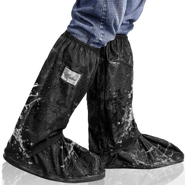 high tube reusable rain shoe covers waterproof shoe protectors women men rubber galoshes motorcycle cycling elastic boots cover
high tube reusable rain shoe covers waterproof shoe protectors women men rubber galoshes motorcycle cycling elastic boots cover