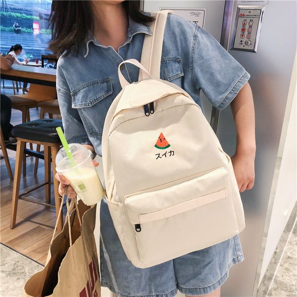 2020 new ladies shoulder bag korean fashion casual simple solid color harajuku style large capacity women's backpack
2020 new ladies shoulder bag korean fashion casual simple solid color harajuku style large capacity women's backpack