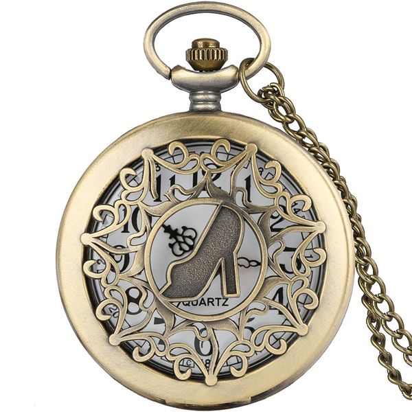 vintage bronze hollow out high heel design pocket watch classic women quartz analog watches necklace chain clock gift, Slivery;golden
vintage bronze hollow out high heel design pocket watch classic women quartz analog watches necklace chain clock gift, Slivery;golden