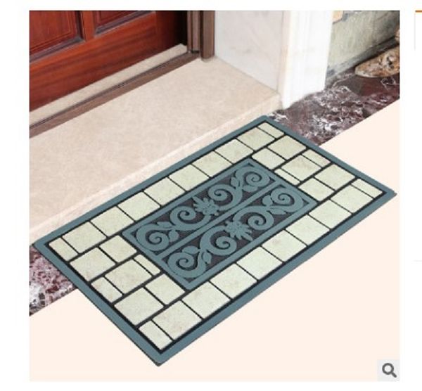 2020 latest type of doormat natural rubber surface flocking anti slip floor mat 45*75cm 06
2020 latest type of doormat natural rubber surface flocking anti slip floor mat 45*75cm 06