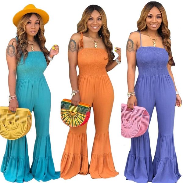 women jumpsuits summer flares wide leg pants playsuits one-piece spaghetti strap elastic boho beach loose bodysuits outfits, Black;white
women jumpsuits summer flares wide leg pants playsuits one-piece spaghetti strap elastic boho beach loose bodysuits outfits, Black;white