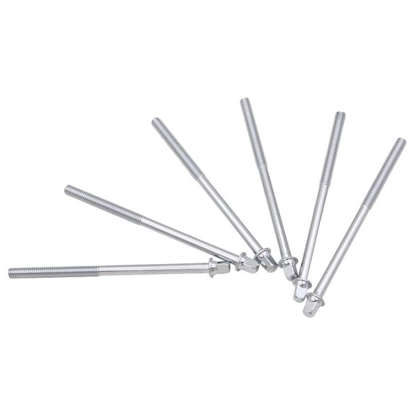 6 pieces drum tension rods long screws musical instrument parts percussion replacement accessory
6 pieces drum tension rods long screws musical instrument parts percussion replacement accessory
