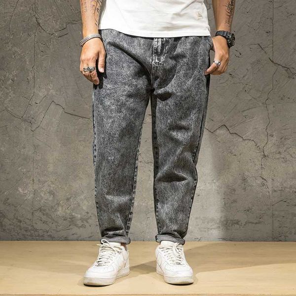 44 46 men's jeans plus size stretchy loose tapered harem jeans cotton breathable denim baggy jogger casual trousers, Blue
44 46 men's jeans plus size stretchy loose tapered harem jeans cotton breathable denim baggy jogger casual trousers, Blue