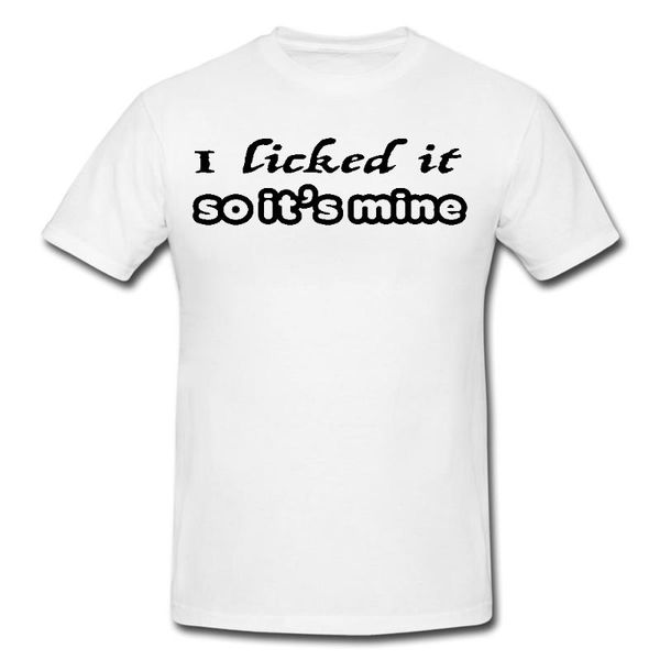 i licked it so it's mine funny mens or lady fit t shirt t-shirt gift novelty cool casual pride t shirt men fashion, White;black
i licked it so it's mine funny mens or lady fit t shirt t-shirt gift novelty cool casual pride t shirt men fashion, White;black