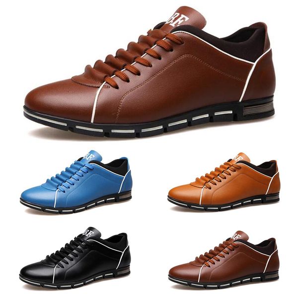 new men casual leather shoes black red chestnut light blue fashion mens sneakers flat shoe outdoor walking size 40-45 #22
new men casual leather shoes black red chestnut light blue fashion mens sneakers flat shoe outdoor walking size 40-45 #22