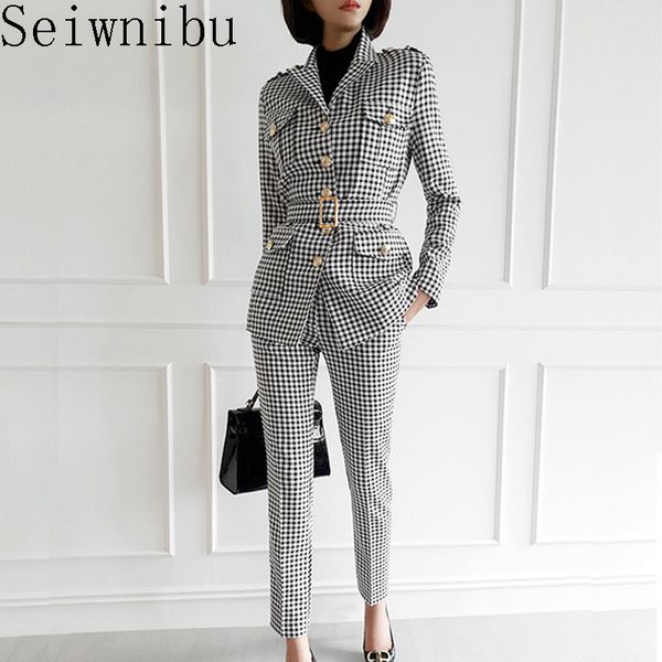 новый 2019 бизнес женщины и pant офис леди костюмы 2 шт костюм набор с длинными рукавами bodycon плед blazer, White;black
новый 2019 бизнес женщины и pant офис леди костюмы 2 шт костюм набор с длинными рукавами bodycon плед blazer, White;black