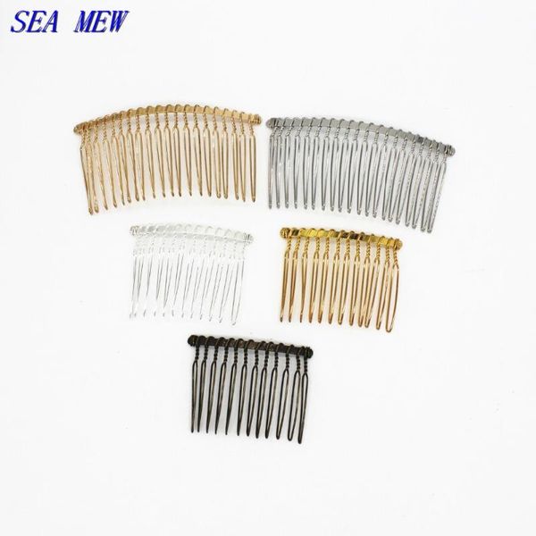 sea mew 5 pcs fashion style metal alloy hair combs blank base 12/15/ teeth for women hair comb wedding for jewelry making, Golden;white
sea mew 5 pcs fashion style metal alloy hair combs blank base 12/15/ teeth for women hair comb wedding for jewelry making, Golden;white