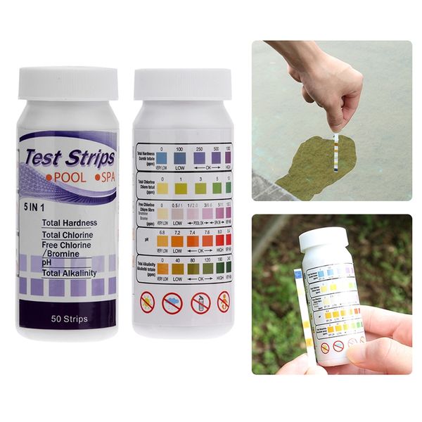 6in1 плавательный бассейн test strip spa хлор ph щелочность воды твердомеры другое для дома и сада
6in1 плавательный бассейн test strip spa хлор ph щелочность воды твердомеры другое для дома и сада