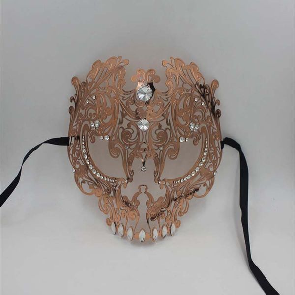 rose gold laser cut skull venetian masquerade evil metal filigree event party mask halloween cosplay costume masks
rose gold laser cut skull venetian masquerade evil metal filigree event party mask halloween cosplay costume masks