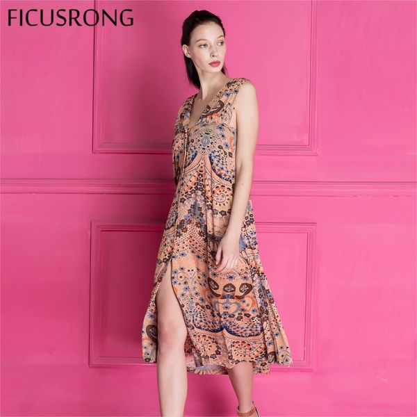 printing knitted dress women vintage strap backless summer dress female beach long vestidos ficusrong, Black;gray
printing knitted dress women vintage strap backless summer dress female beach long vestidos ficusrong, Black;gray