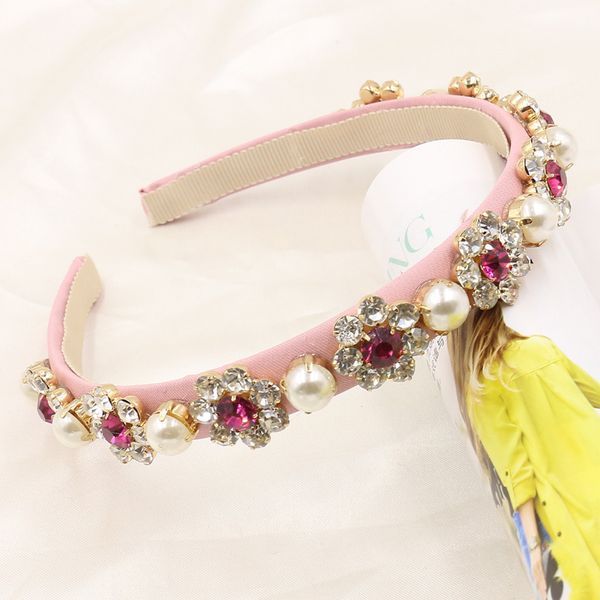 korean trendy baroque pink flower crown fine hairband pearl tiara crystal headband charms bridal party hair jewelry accessories, Golden;white
korean trendy baroque pink flower crown fine hairband pearl tiara crystal headband charms bridal party hair jewelry accessories, Golden;white