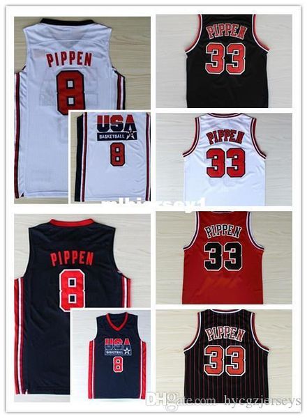2016 retro men's # 8 # 33 scottie pippen basketball jerseys scottie 1992 dream team color black white red ncaa college, Black;blue
2016 retro men's # 8 # 33 scottie pippen basketball jerseys scottie 1992 dream team color black white red ncaa college, Black;blue