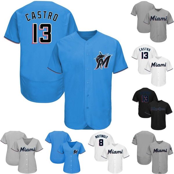 Miami Jersey 8 Don Mattingly 9 Lewis Brinson 11 J.T. Realmuto 13 Starlin Castro 14 Martin Prado 15 Brian Anderson Marlins Baseball Jerseys
Miami Jersey 8 Don Mattingly 9 Lewis Brinson 11 J.T. Realmuto 13 Starlin Castro 14 Martin Prado 15 Brian Anderson Marlins Baseball Jerseys