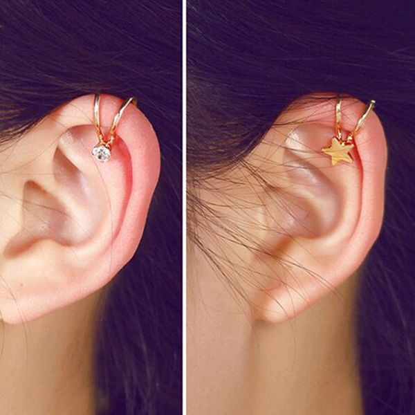 1pc fashion small gold silver copper alloy moon star heart pearl crystal no pierced earclips earrings for women brincos bijoux 
1pc fashion small gold silver copper alloy moon star heart pearl crystal no pierced earclips earrings for women brincos bijoux