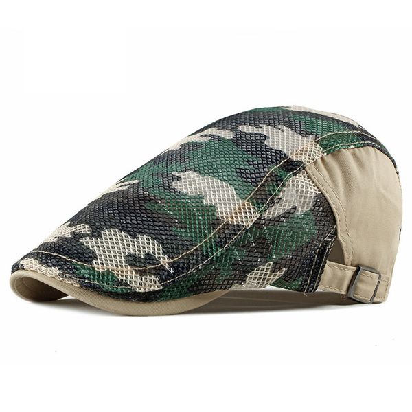 sqteio summer army berets spring camouflage cap outdoor breathable dad hat men, Blue;gray
sqteio summer army berets spring camouflage cap outdoor breathable dad hat men, Blue;gray
